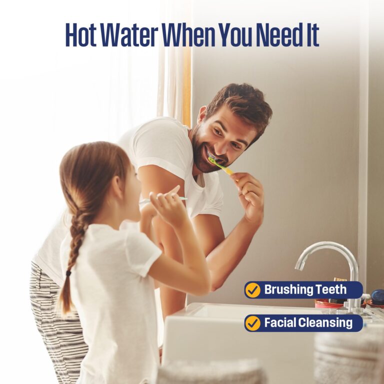 Westinghouse Electric Mini Tank Water Heater, 1.3 Gallon Point of Use Instant Hot Water Heater 120V 1440W, Small Hot Water Heater, Under Sink, Wall or Floor Mounted, Easy to Install - Image 5