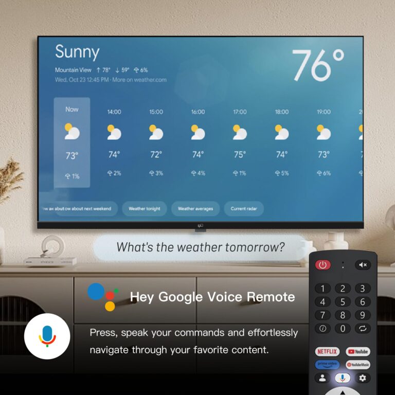 FPD 43-inch Smart TV Google TV 1080p Full HD with Google Play and Chromecast Built-in, HDR 10, Dolby Audio, Voice Remote, Stream Live TV(Palette-Series, CG43-P3, 2024 Model) - Image 5