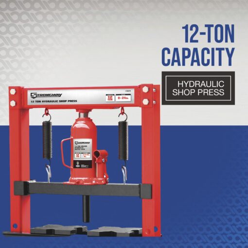 Strongway 12-Ton Hydraulic Shop Press - Image 9