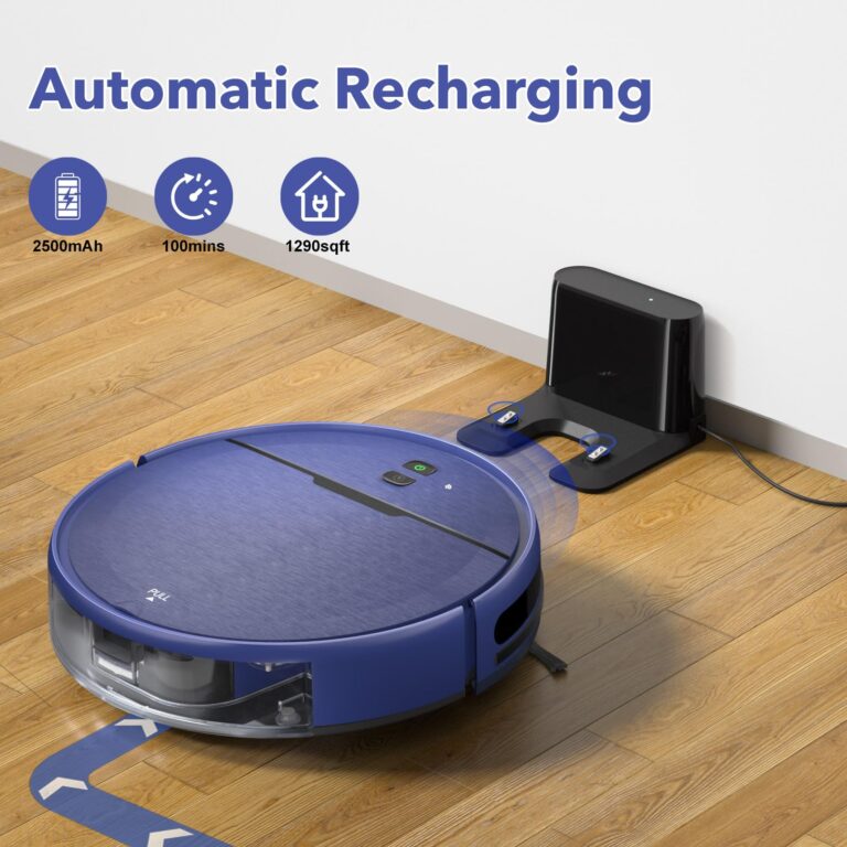 Robot Vacuum and Mop Combo, 2-in-1 Robot Vacuum Cleaner with Strong Suction, Compatible with APP/Home Integration, Schedule, Long battery life, Tangle-free, Ideal for Pet hair and Low Pile carpets - Image 2