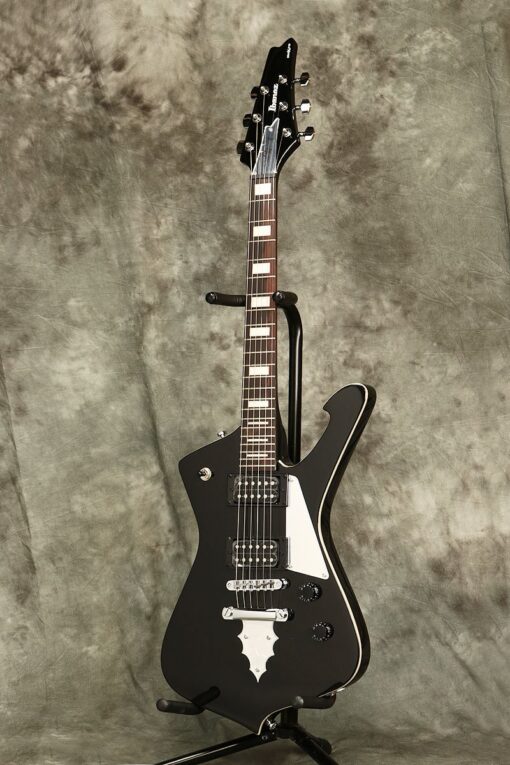 Ibanez PSM10BK Paul Stanley Signature MIKRO Black Short Scale Electric Guitar - Image 4