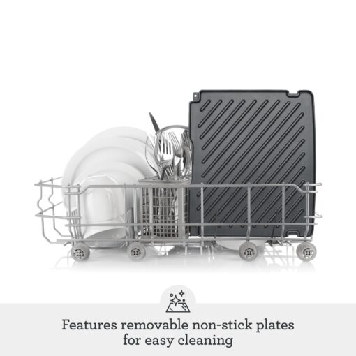 Breville BGR700BSS Sear and Press Grill, Brushed Stainless Steel - Image 3