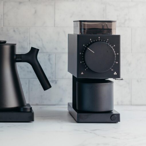 Fellow Gen 2 Ode Brew Grinder - Burr, Electric Coffee Bean Grinder with 31 Settings for Drip, French Press & Cold Brew - Small Footprint - Matte Black - Image 5