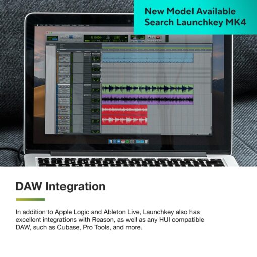Novation Launchkey 25 [MK3] MIDI Keyboard Controller - Seamless Ableton Live Integration. Chord Mode, Scale Mode, and Arpeggiator — All the software you need for Music Production. - Image 2