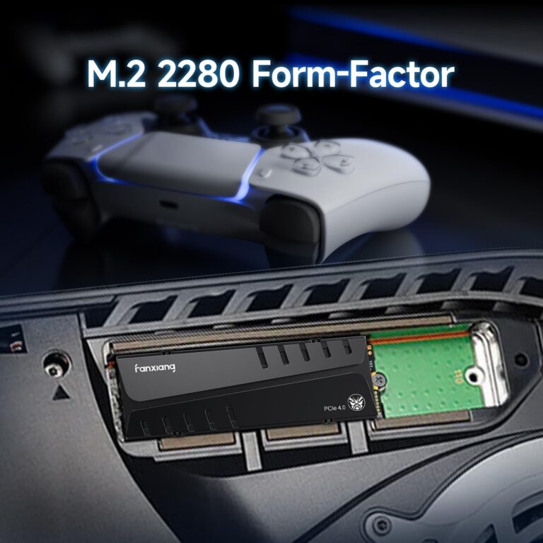 fanxiang S770 4TB NVMe M.2 SSD for PS5 - with Heatsink and DRAM, Up to 7300MB/s, PCIe 4.0, Suitable for Playstation 5 Memory Expansion, Game Enthusiasts, IT Professionals - Image 7