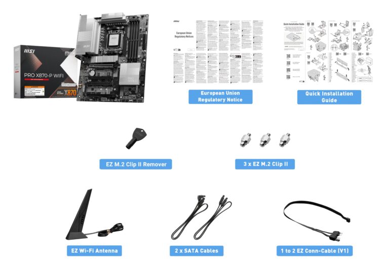 MSI PRO X870-P WiFi ProSeries Motherboard (AMD Ryzen 9000/8000/7000 Series Processors, AM5, DDR5, PCIe 5.0, M.2 Gen5, SATA 6Gb/s, USB 40Gbps, HDMI/DP, Wi-Fi 7, Bluetooth 5.4, 5Gbps LAN, ATX) - Image 5