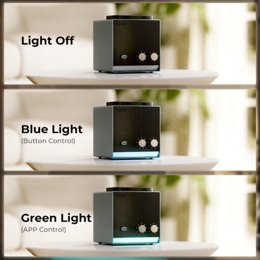 2025 Upgraded 2000 Sq Ft Dual Nozzle Smart Waterless Diffuser, 2×200ml Scent Air Machine for Home Hotel Collection Diffuser Cold Air Technology Waterless Essential Oil Diffuser for Large Room - Image 2