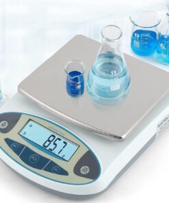 Precision Analytical Electronic Balance Laboratory Electronic Scale 30kgx0.1g Jewelry Kitchen Industrial Scale 0.1g Weighing Counting Scale calibrated and Ready to use