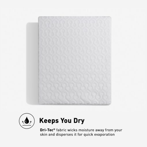 Bedgear Split Head Cal King Dri-Tec Waterproof Mattress Protector - Adjustable Base Compatible -Washable, and Breathable Pad – Fitted with Stretchable Deep Pockets – Fits 18” Mattress - White - Image 6