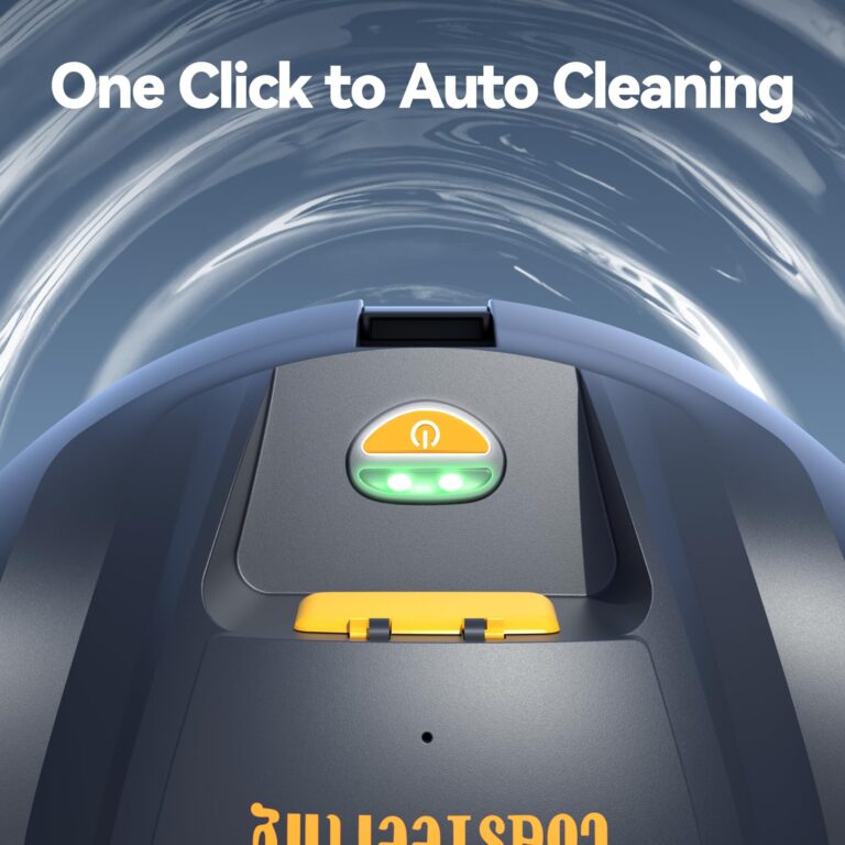 (2025 Upgrade) Coasteering Cordless Robotic Pool Cleaner with Hook and 120Mins Runtime, Automatic Pool Vacuum for Above Ground Pool up to 850 Sq.ft, with Powerful Suction and Auto-Parking - Image 2