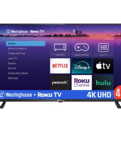 Westinghouse Roku TV - 43 Inch Smart Television, 4K UHD LED with Wi-Fi Connectivity and Mobile App, Flat Screen Compatible with Apple Home Kit, Alexa and Google Assistant