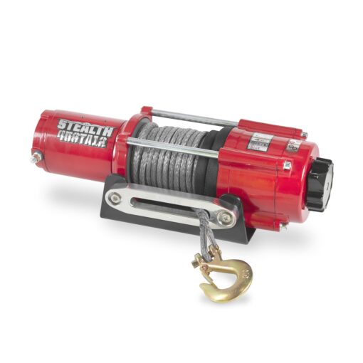 Stealth Winches UTV ATV 4500lb Winch, 12 Volt Electric Winch with 2 Wireless remotes and Synthetic Rope, Perfect for Towing Truck Boat Trailer Winch, Portable Winch 12v, Weatherproof, Mounting Plate - Image 6