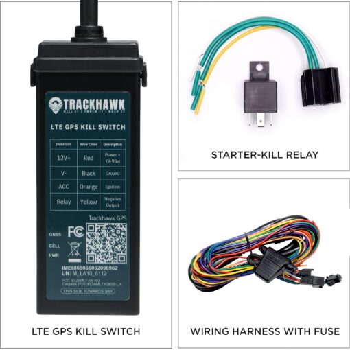 Trackhawk 4G LTE GPS Tracker - GPS Tracker for Vehicles, Kill Switch for Car, Anti Theft Car Device, Monitoring Device, Live-Tracking, Subscription Required - VL03 - Image 3