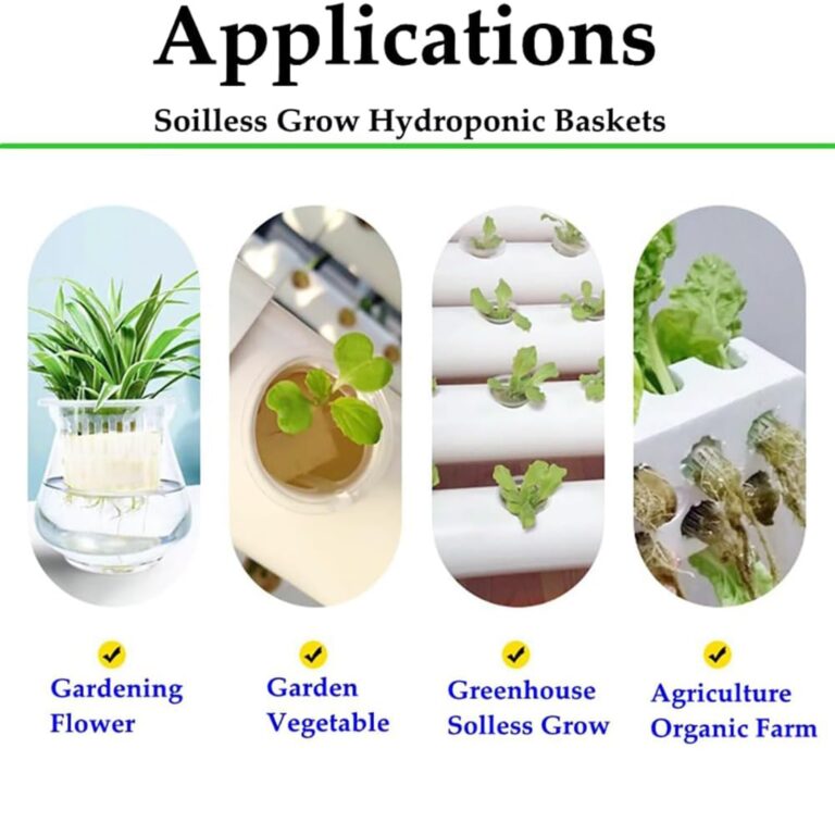 30 Pods Hydroponics Tower Garden Hydroponic Growing System Aeroponics Growing Kit for Herbs, Fruits and Vegetables with Hydrating Pump, Adapter, Net Pots, Timer for Herbs, Fruits and Vegetables ( Colo - Image 4