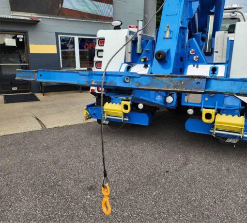 Mytee Products 1/2" x 150' Winch Cable Rope Wrecker Tow Truck Rollback - Steel Core w/Hook, 23,600 lbs Breaking Strength - Image 2