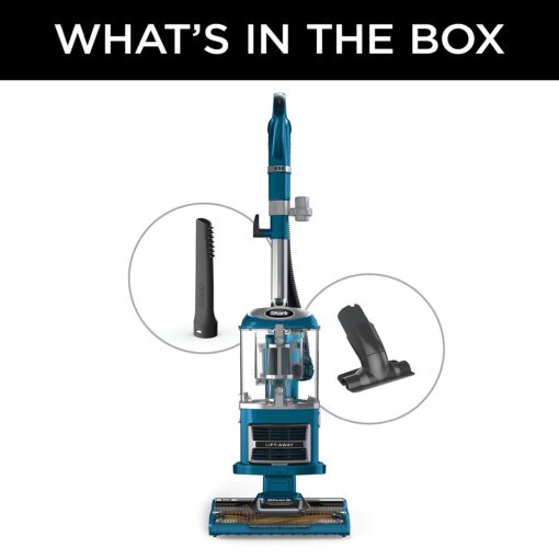 Shark Upright Vacuum, Navigator Lift-Away with Self-Cleaning Brushroll, HEPA Filter, Swivel Steering, Upholstery Tool & Pet Crevice Tool, Perfect for Pets & Multi-Surface, Teal, ZU503AMZ - Image 6