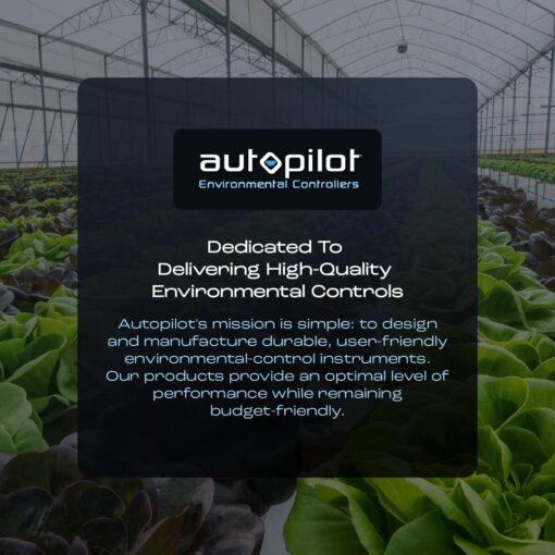 Autopilot Digital CO2 Controller with Integrated Sensor, CO2 Monitor with 5-Foot Power Cord for Greenhouse and Indoor Gardening - Image 5