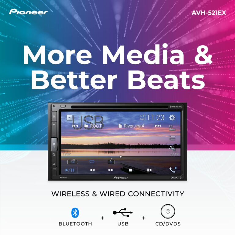 PIONEER 6.8” AVH-521EX Multimedia Receiver - Bluetooth, CD and DVD Playback, Amazon Alexa, Rear Camera Capable - Image 6