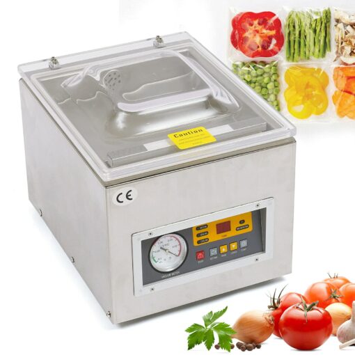 Chamber Vacuum Sealer Machine Z-260C Commercial Kitchen Food Chamber Vacuum Sealer, Packaging Machine Sealer for Food Saver, Home, Commercial Using 110V - Image 9