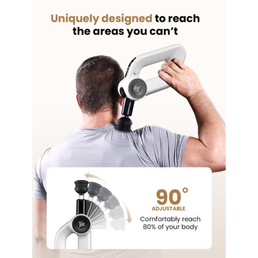 BOB AND BRAD D6 Pro Max Massage Gun with Metal Head, Deep Tissue Percussion with 16mm Amplitude, Professional Muscle Massager Gun for Athletes, Quiet Electric Handheld Massager, FSA and HSA Eligible - Image 6