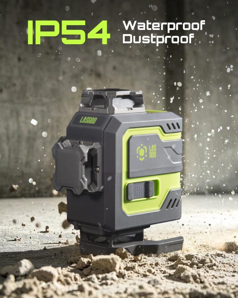 LasGoo LG-4D 16 Green Beam 4x360° Laser Level, Self-Leveling Tool with Horizontal and Vertical Dual Layout, Ideal for Construction and Picture Hanging, Magnetic Pivot Bracket Included - Image 4