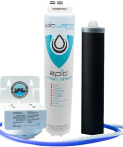 Epic Water Filters Smart Shield. Under Sink Water Filter, Inline NSF 53 Water Filter. Direct Connect DIY Install for Under Sink. Tap Water Filtration System. No Water Wasted