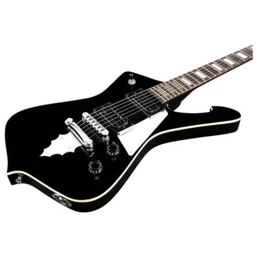 Ibanez PSM10BK Paul Stanley Signature MIKRO Black Short Scale Electric Guitar - Image 2