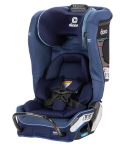 Diono Radian 3RXT SafePlus, 4-in-1 Convertible Car Seat, Rear and Forward Facing, SafePlus Engineering, 3 Stage Infant Protection, 10 Years 1 Car Seat, Slim Fit 3 Across, Blue Surge