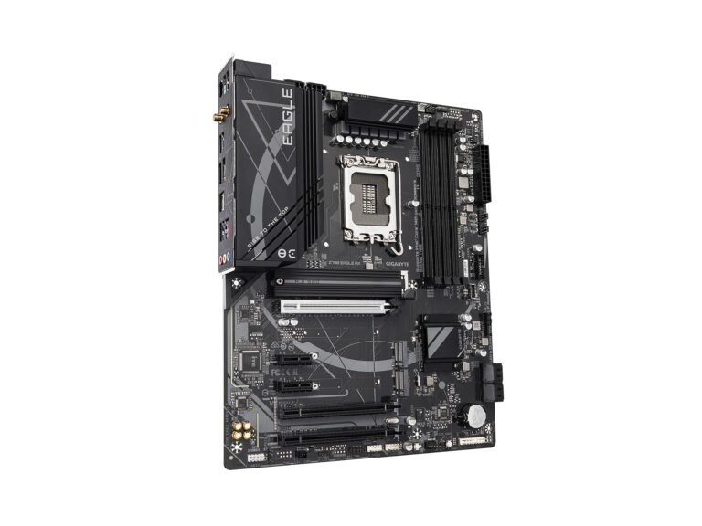 GIGABYTE Z790 Eagle AX LGA 1700 Intel Z790 ATX Motherboard with DDR5, M.2, PCIe 5.0, USB 3.2 Gen2X2 Type-C, Intel Wi-Fi 6E, 2.5GbE LAN, Q-Flash Plus, EZ-Latch - Image 5
