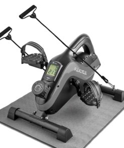 LifePro Under Desk Bike Pedal Exerciser, Arm and Leg Mini Exercise Bike Stationary Bike Pedals, Perfect Desk Exercise Equipment, for Seniors Adults and Teens - Foot Pedal Exerciser and Desk Workout