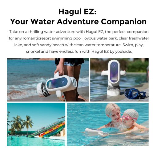 sublue Hagul Underwater Scooter 50 Minutes 2 Gear Speed Switch 50 Minutes15M Waterproof Water Sports Swimming Pool for Kids (Hagul) - Image 2