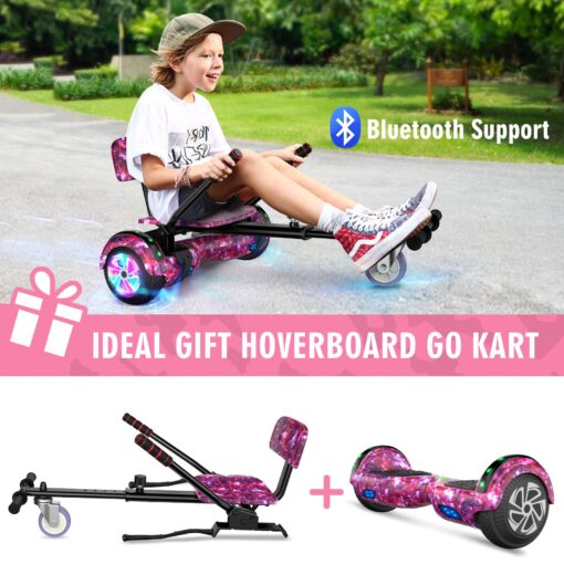CBD Scooter with Corlorful LED Lights,6.5" Wheels, Dual 300W Motor Scooter for Kids Girls Boys Adults, All Ages,Purple - Image 7