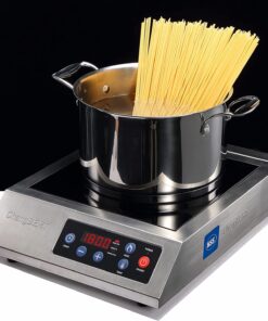 ChangBERT Portable Induction Cooktop 1800W NSF Certified Commercial Range Powerful Countertop Burner Pro Chef Professional Hot Plate 18/10 Stainless Steel Housing Schott Glass 10 Hours Timer