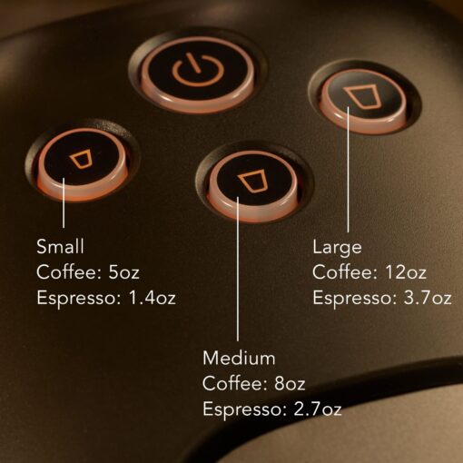 L'OR Barista System Coffee and Espresso Machine Combo by Philips, Premium Champagne Metallic Accents, Matte Black - Image 4