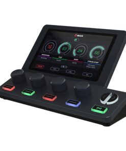 BEACN Mix Create Audio Mixer | Audio Mixer for PC & Mac | C USB Audio Mixer for Content Creators | Gaming & Podcast Mixer, PC Audio Mixer for Twitch & YouTube | Essential Streaming Accessories (Dark)