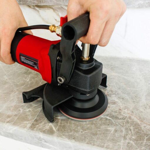 ZFE 800W/110V Variable Speed 4'' Wet Polisher / Grinder & Granite Diamond Polishing Pads Concrete Polisher Stone Polisher for Granite/Marble/Concrete/Stones - Image 3