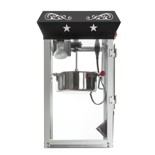 Olde Midway Bar Style Popcorn Machine Maker Popper with 8-Ounce Kettle - Black - Image 7