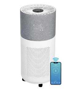 CleanForce Air Purifiers for Home Large Room Up to 2550 ft², H13 HEPA Air Cleaner Works with Alexa for Dust, Allergens, Pollen, Pet Hair Dander, Odors, CERTIFIED asthma & allergy friendly, Rainbow