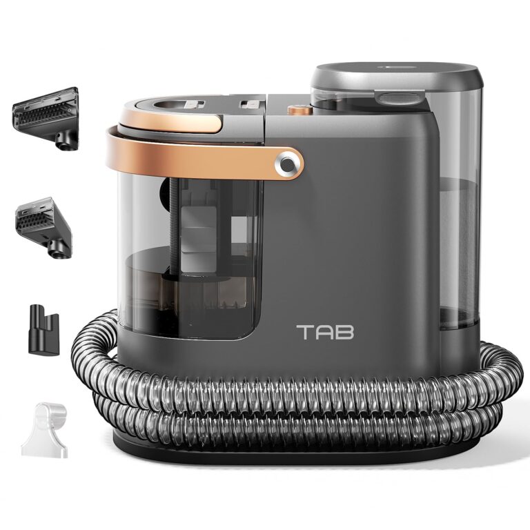 TAB Carpet Cleaner Machine, 18KPa Portable Upholstery Spot Cleaner Shampooer Machine, Powerful Deep Stain Remover, Deep Cleaner for Pets, Furniture, Stairs,Car Seat and Couch, Self-Cleaning, R3