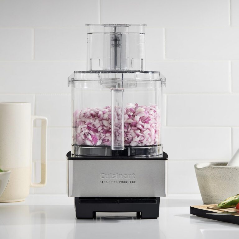 Cuisinart Food Processor 14-Cup Vegetable Chopper for Mincing, Dicing, Shredding, Puree & Kneading Dough, Stainless Steel, DFP-14BCNY - Image 3