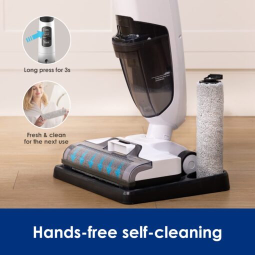 Tineco iFLOOR 2 Complete Cordless Wet Dry Vacuum Floor Cleaner and Mop, One-Step Cleaning for Hard Floors, Great for Sticky Messes and Pet Hair - Image 4