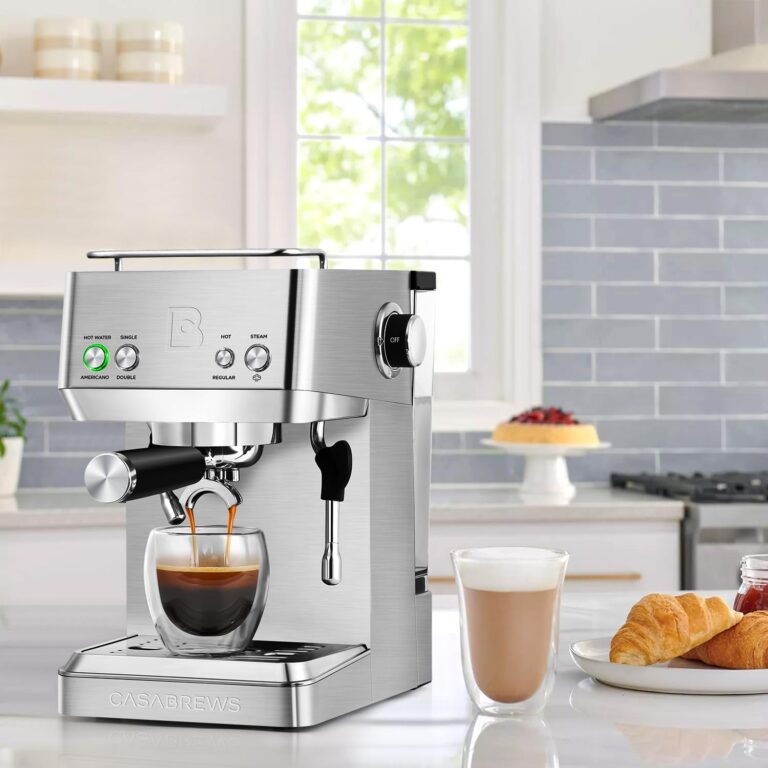 CASABREWS Espresso Machines with Milk Frother, 20 Bar Espresso Maker with Hot Water Wand for Americano, Latte, Cappuccino, Espresso Coffee Machine with Adjustable Temperature, Gifts for Coffee Lovers - Image 2