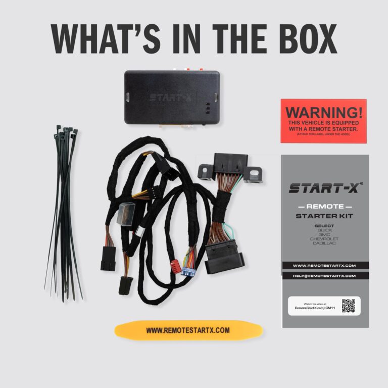 Start-X Remote Starter Kit for Chevy Silverado/GMC Sierra (2007-2013) | Key Blade Start Engine | Plug n Play | 2007 2008 2009 2010 2011 2012 2013 - Image 2