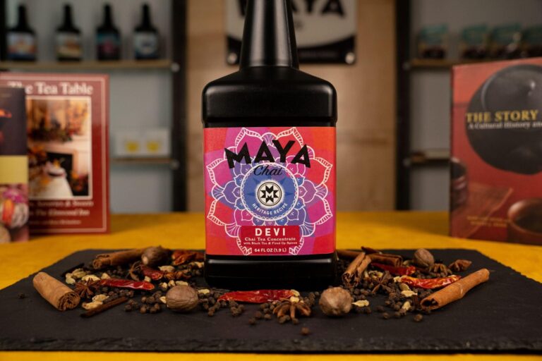 Maya Chai Tea Concentrate, Devi, Extra Spice, Heritage Recipe, Pump Included, 64 Fluid Ounce (Pack of 6) - Image 9