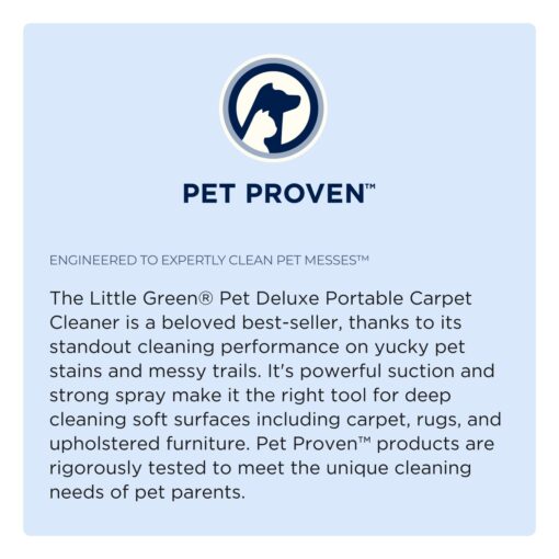 Bissell Little Green Pet Deluxe Portable Carpet Cleaner and Car/Auto Detailer, 3353, Gray/Blue - Image 8