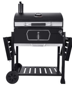 Royal Gourmet CD2030AN 30-Inch Charcoal Grill, Deluxe BBQ Smoker Picnic Camping Patio Backyard Cooking, Black, Large