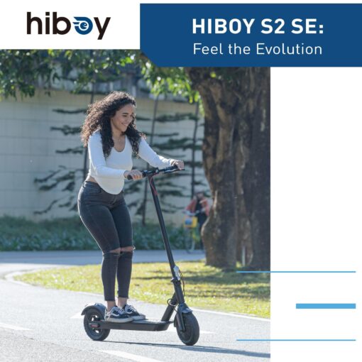 Hiboy 430W Peak Motor Electric Scooter, 10" Tires,17 Miles Range, 19 MPH Speed, Dual Brake System, Electric Scooter Adults Commuting & Urban Travel - Image 4