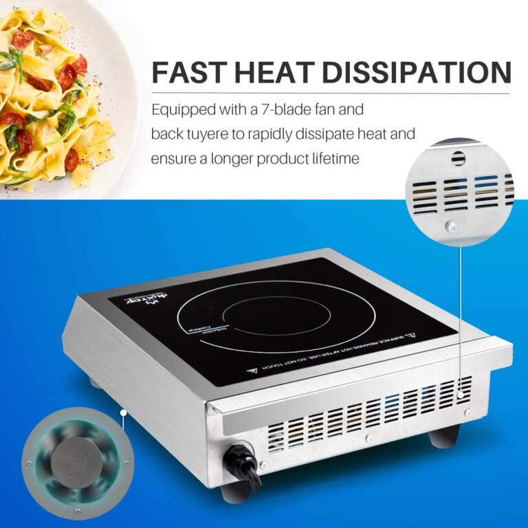 Duxtop Professional Portable Induction Cooktop, Commercial Range Countertop Burner, 1800 Watts Induction Burner with Sensor Touch and LCD Screen, P961LS/BT-C35-D, Silver/Black - Image 3
