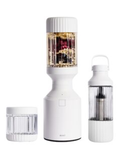 Beast Blender + Hydration System | Blend Smoothies and Shakes, Infuse Water, Premium Kitchen Countertop Design, 1000W (Cloud White)