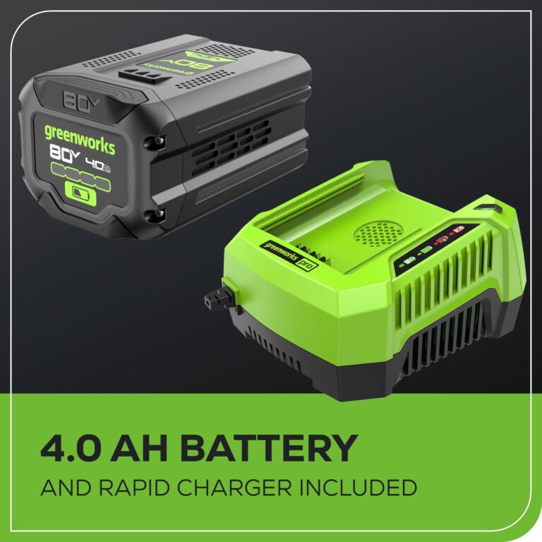 Greenworks 80V (750 CFM) Backpack Blower, 4.0Ah Battery and 4A Charger - Image 11
